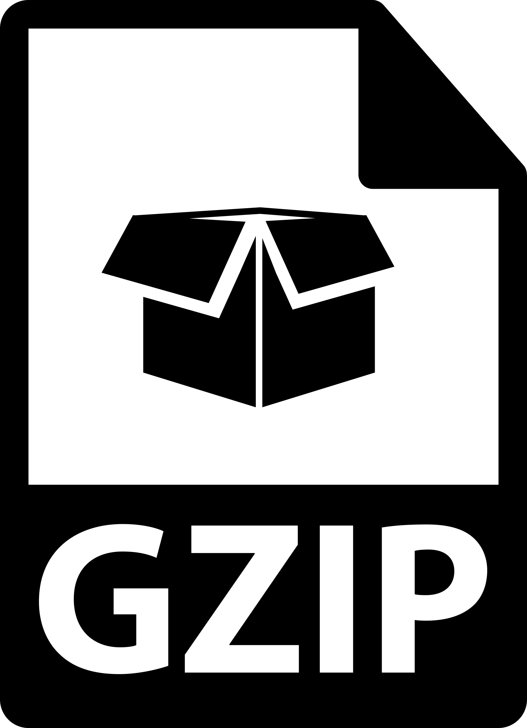 Gzip File Format Variant Icon Svg Vector Free Vectors
